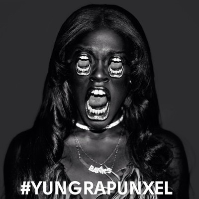 Legenda: A maluca capa do single "Yung Rapunxel", lançado pela rapper Azealia Banks hoje. 